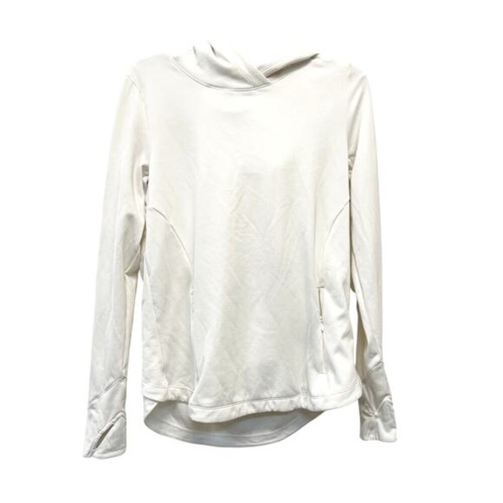 Athleta‎ Women's Boot Camp Pullover Cross Back Hoodie White Size Small